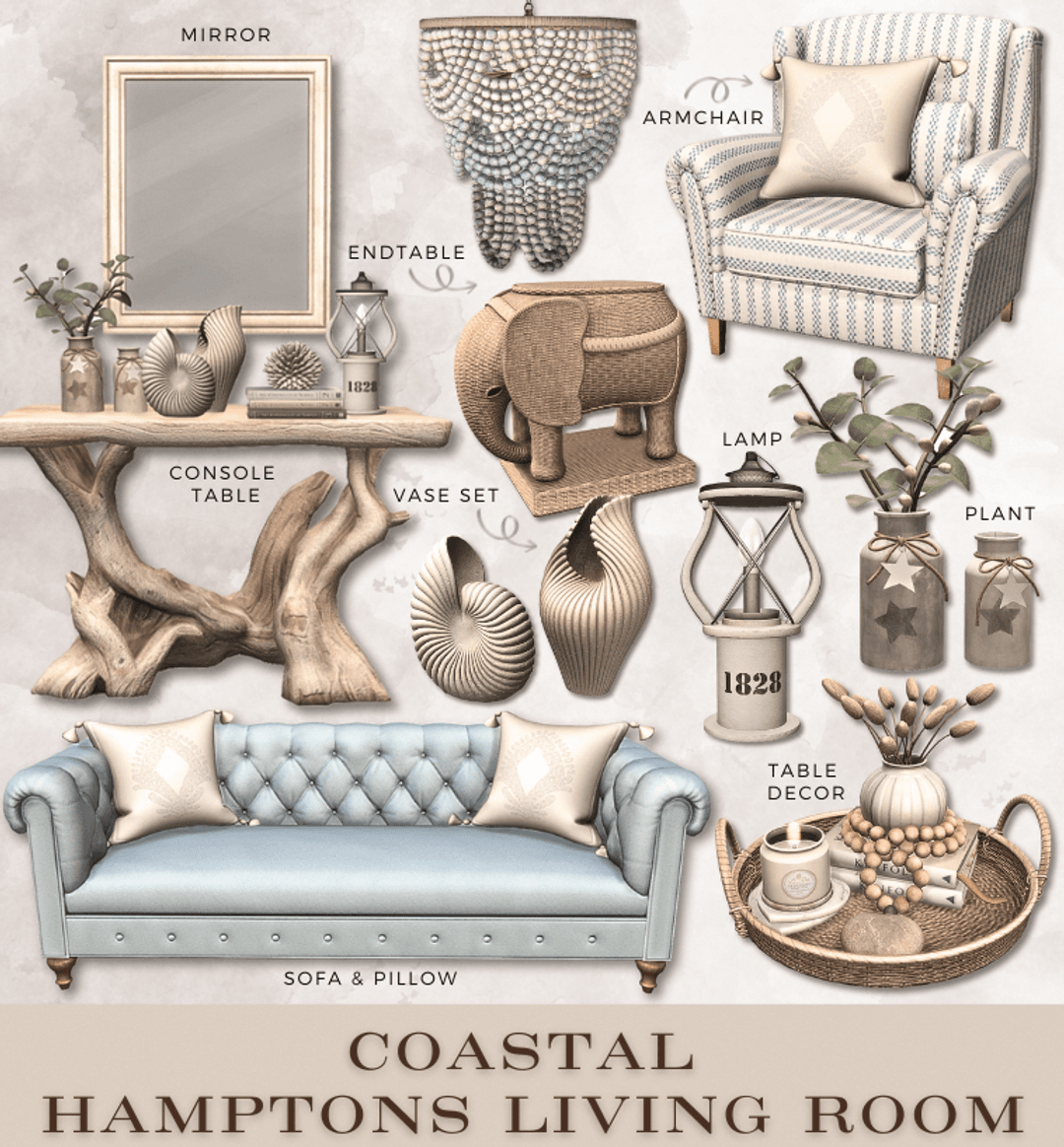 Набор для гостинной Hamptons Living Room